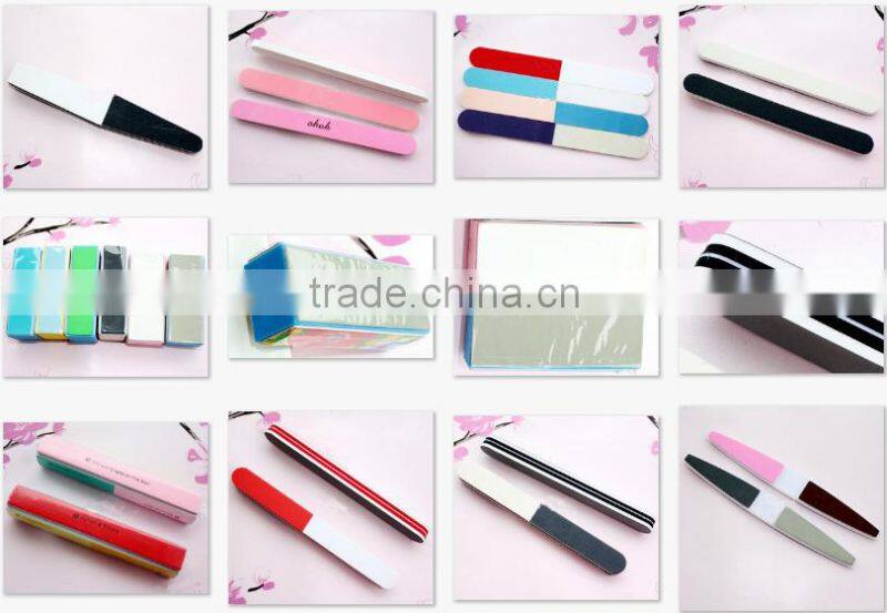 Many colors custom printed mini nail file