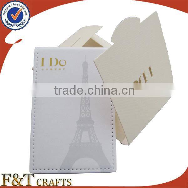 Manufactur metal and leather type name card printing for sales