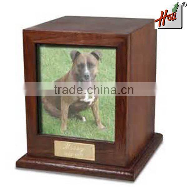 Super quality wooden Pet Urn Box For Sale HCGB8125