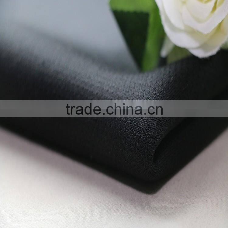 polyester spandex jacquard knitting fabric, knitting fabric stock lots thick polyester stretch knit fabric
