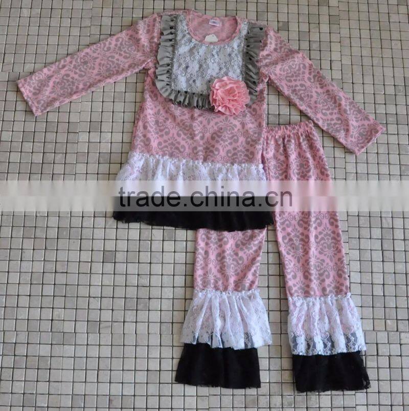 traditional holiday wholesale boutique turkey embroidery baby girl thanksgiving outfits