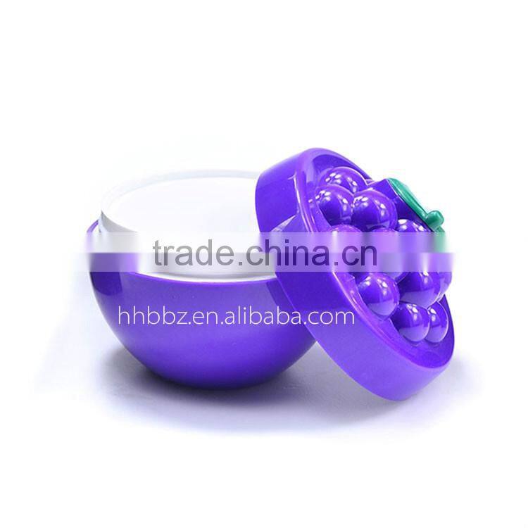 Peach shaped cosmetic packaging jar plastic pp 50 ml