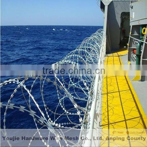 galvanized razor barbed wire hot dipped galvanized razor mesh fence