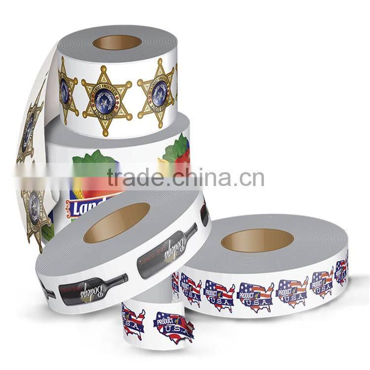 Full Color Printed Self Adhesive Paper Sticker Labels