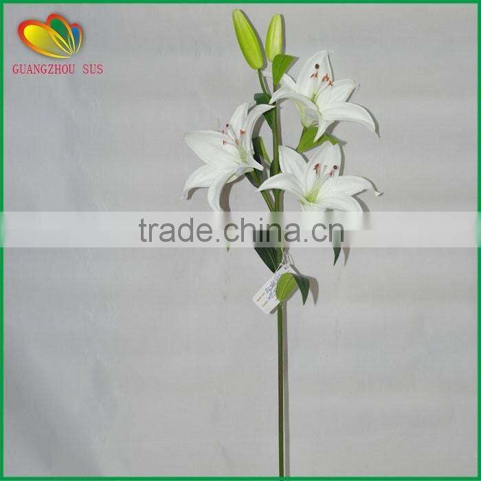 wholesale real touch tiger orchids pu artificial flowers