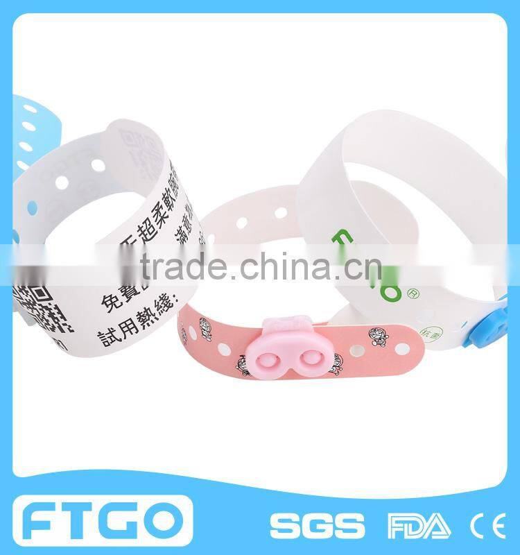 adjustable thermal hospital id armband