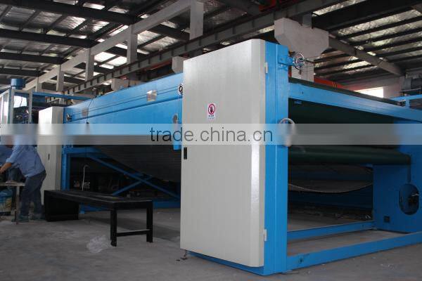 Cross lapping machine, cross lapper machine, nonwoven machine cross lapper
