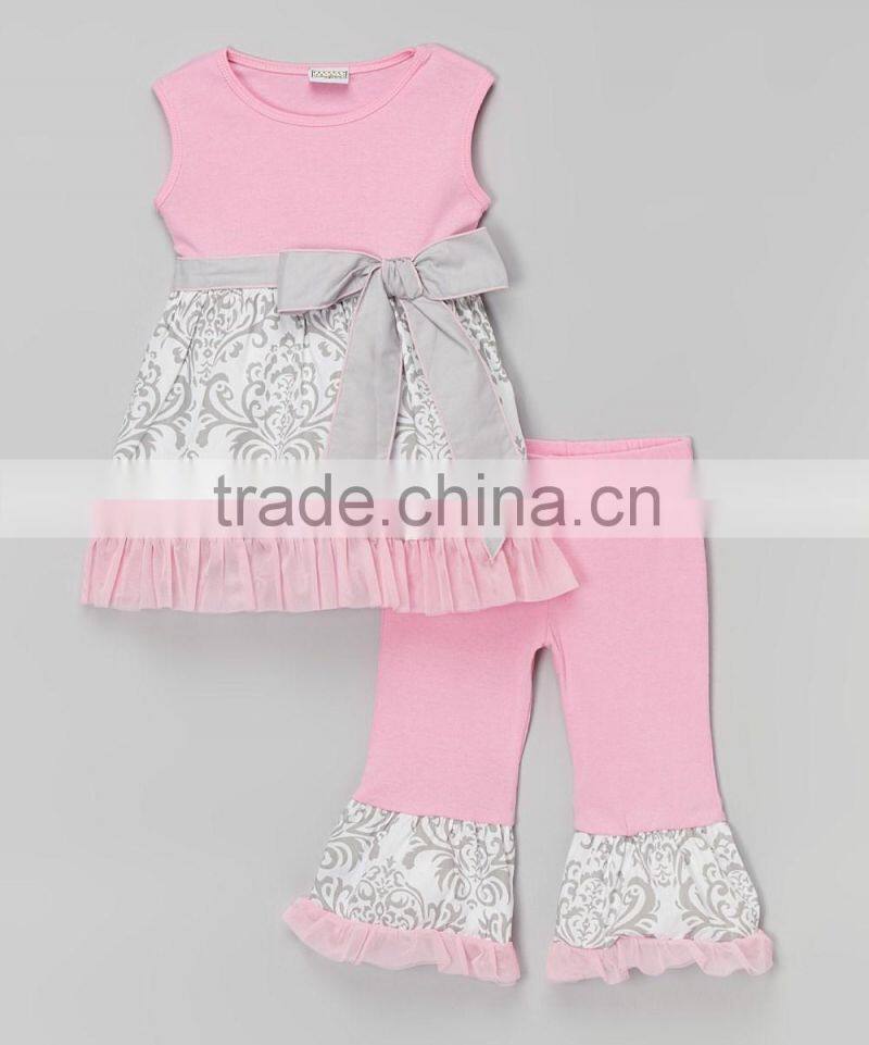 2016 New summer preorder clothes Toddler Girl Boutique Summer Giggle Moon Outfit little girls spring and summer cutest outfits