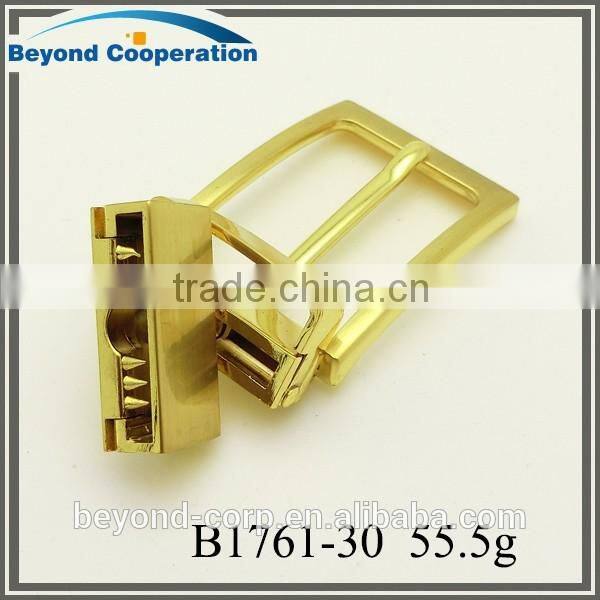 Real gold brush fashion buckles trim