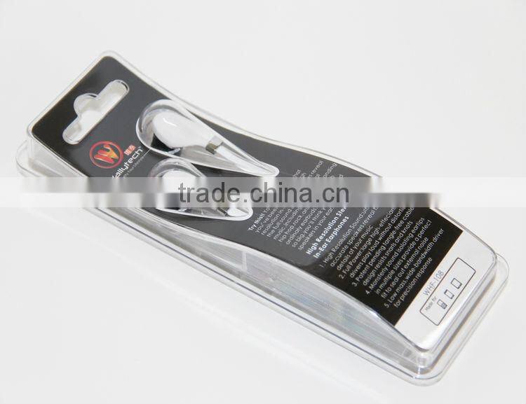 High end metal shell TPE cord Earphone for iphone