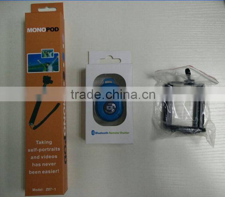 Cheap handheld bluetooth camera wireless monopod with remote shutter