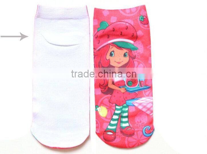 Smart Custom Design Cute Cartoon Elite Socks Sublimation Printing Sock Crew Socks