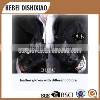 Europe Design Mens Nappa Leather Gloves Mens Soft Leather Gloves For Winter