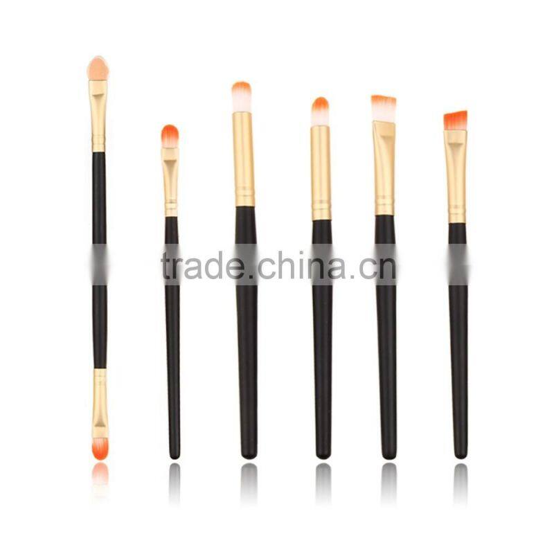 6pcs Makeup Eyeshadow Nose Shadow Smudge Brush Set Makeup Tools Kit