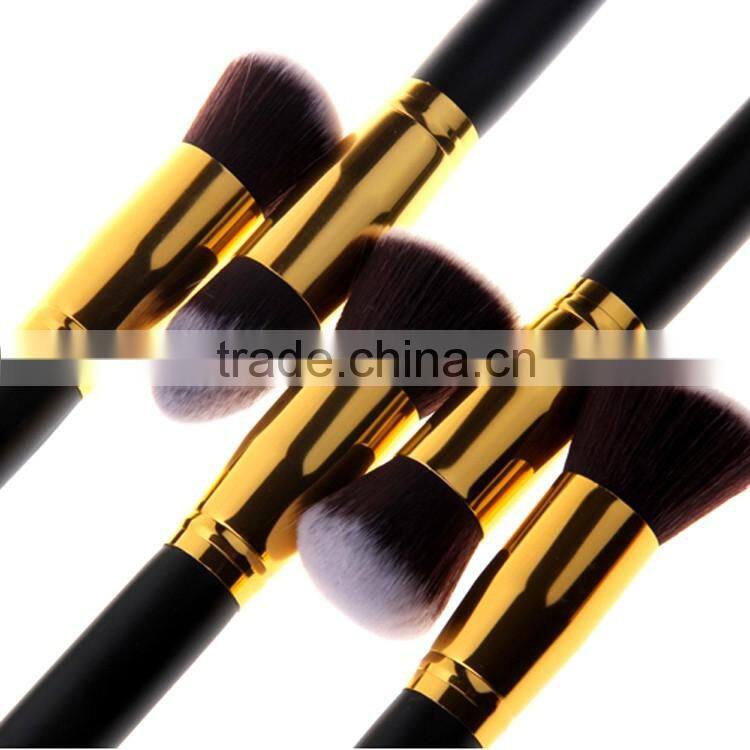 Professional Makeup Brushes Set Premium Cosmetics Synthetic Kabuki 10pcs