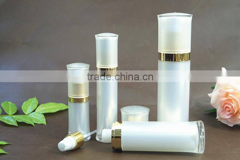 Pear white acrylic cosmetic cleasing water bottles