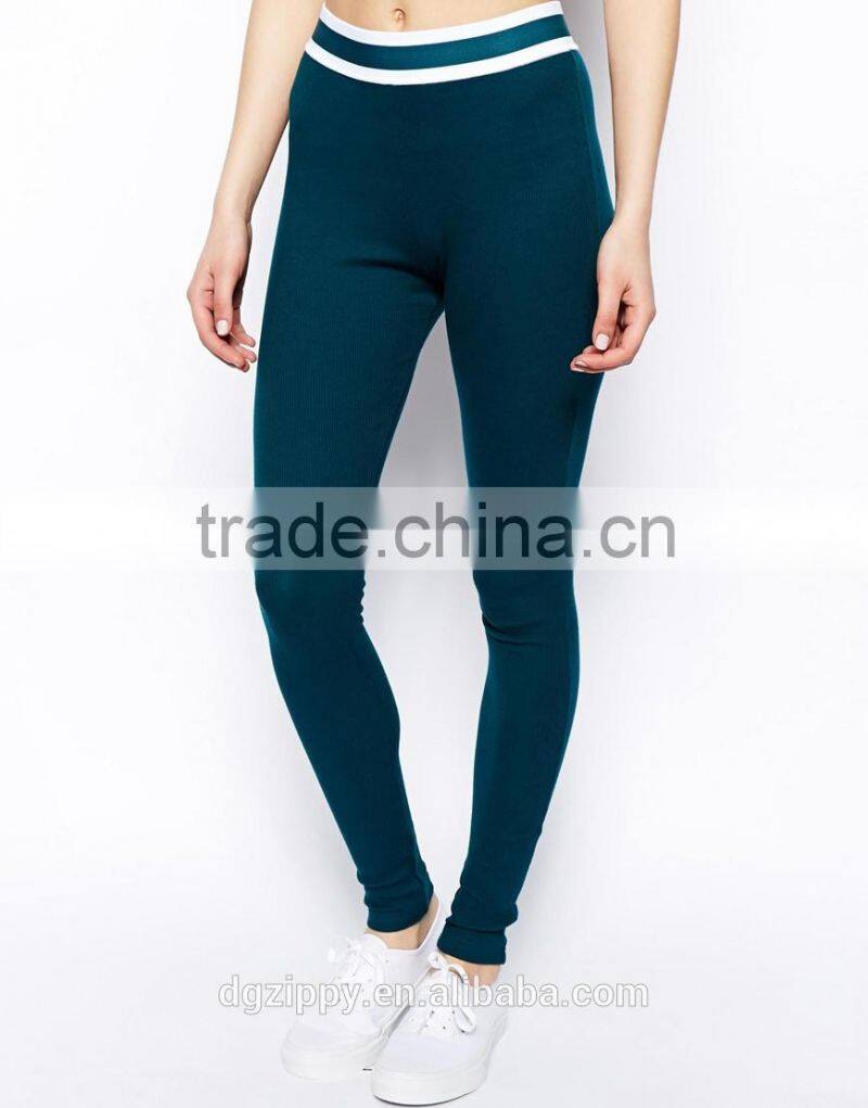 Wholesale pants elasticated waist fitness women palazzo pants