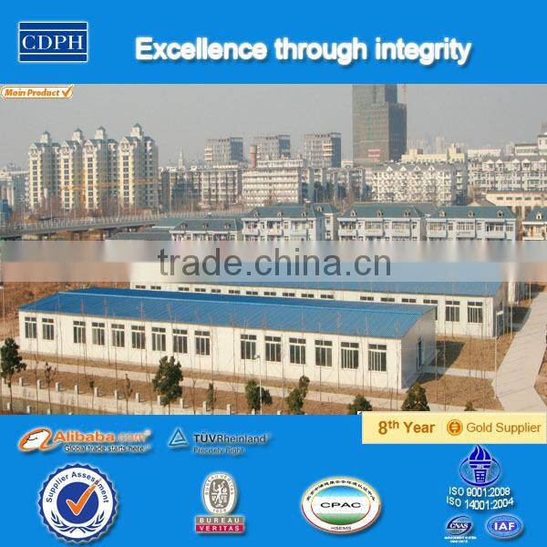 Customized size galvanized steel sandwich panel workshop