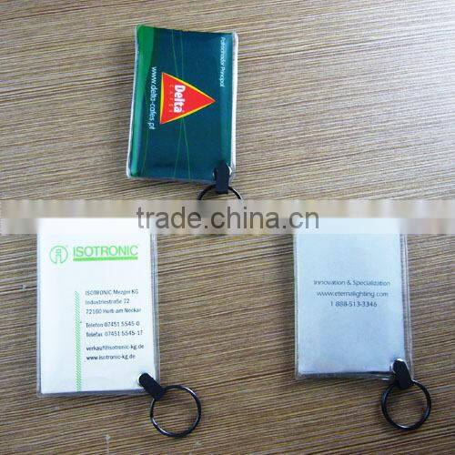 hot promotion gifts card keychain torch light