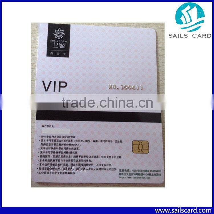 Professional PVC Contact IC Cards(SLE5542/SLE5528 etc) With High Quality