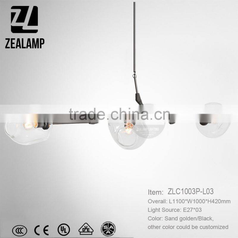 Modern Design molecule Bubble Pendant Light 6 Glass Globle