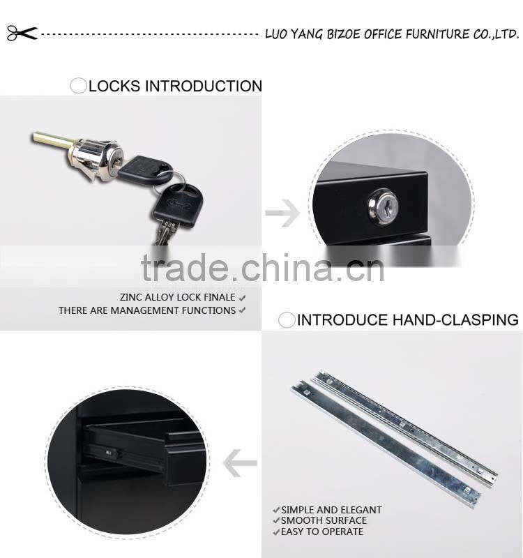 Cheap metal kd steel modern steel storage cabinet with wheel