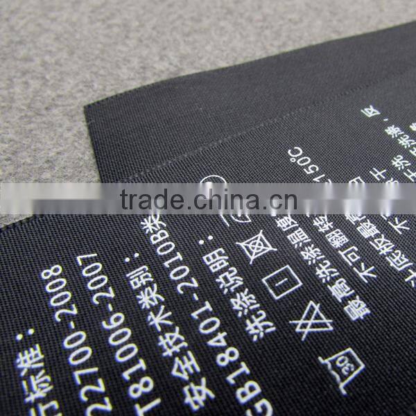 3 Color Printing Polyester Labels For Clothing