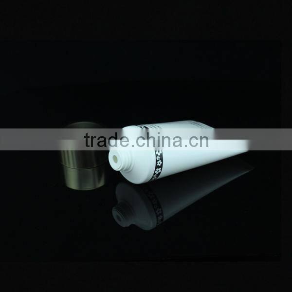 200ml cosmetic soft tube for after shave balm in plastic PE packing