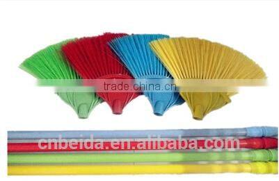 Inner locking metal /steel handle withTelescopic colorful broom