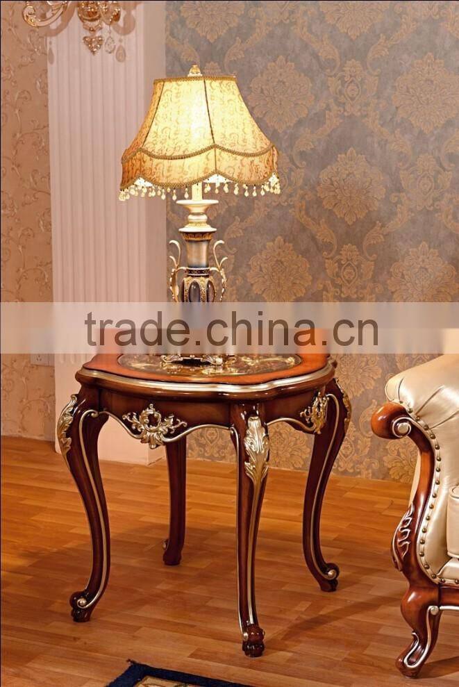 2016 Yumian Manufacturer, Factory Elegant&Noble style antique living room furniture sofa sofas set Tea table