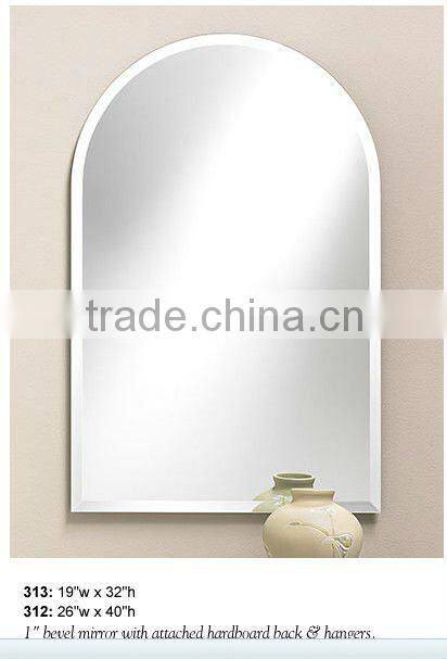 fancy design shape glass mirrors from China mirror factory