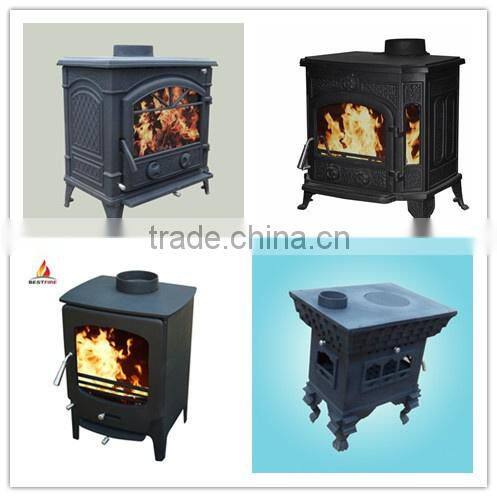 22kw Morden Cast Iron Wood Burning Stove With Bolier