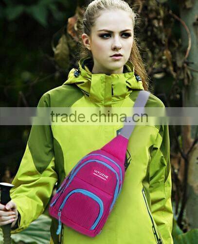 Top quality OEM women pink red lightweight travel money purse waterproof Sports Belt pouch fishing running waist chest bag