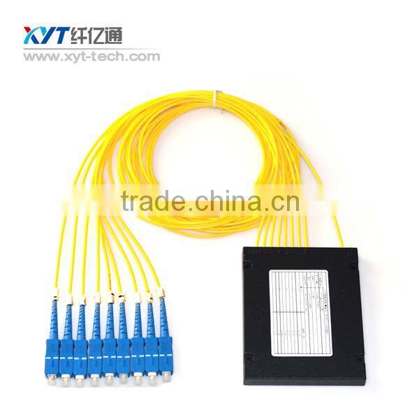 FTTx MINI Steel Tube 2* 8 fiber optic splitter