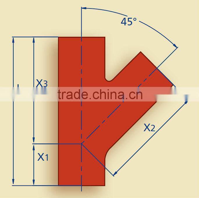 EN877 45DGR SINGLE BRANCH