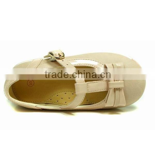 Guangzhou Wholesale Fancy Girls Princess Dress Shoes with T Strap