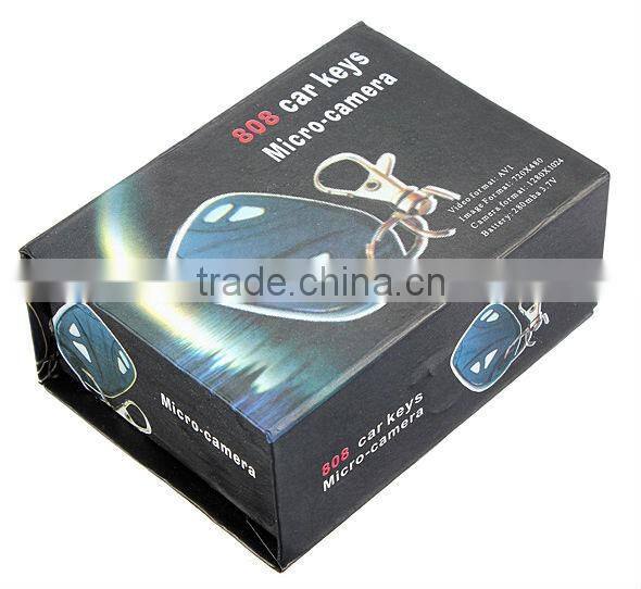 Mini 808 Car Keychain Hidden Camera DVR, HD Car key Micro Video Camcorder