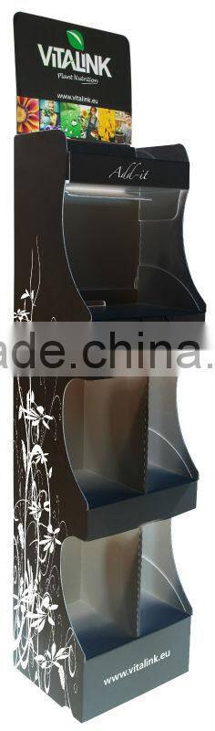 Printed corrugated pp corflute display stand