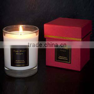 Unique scened birthday candles in glass jar with gift box