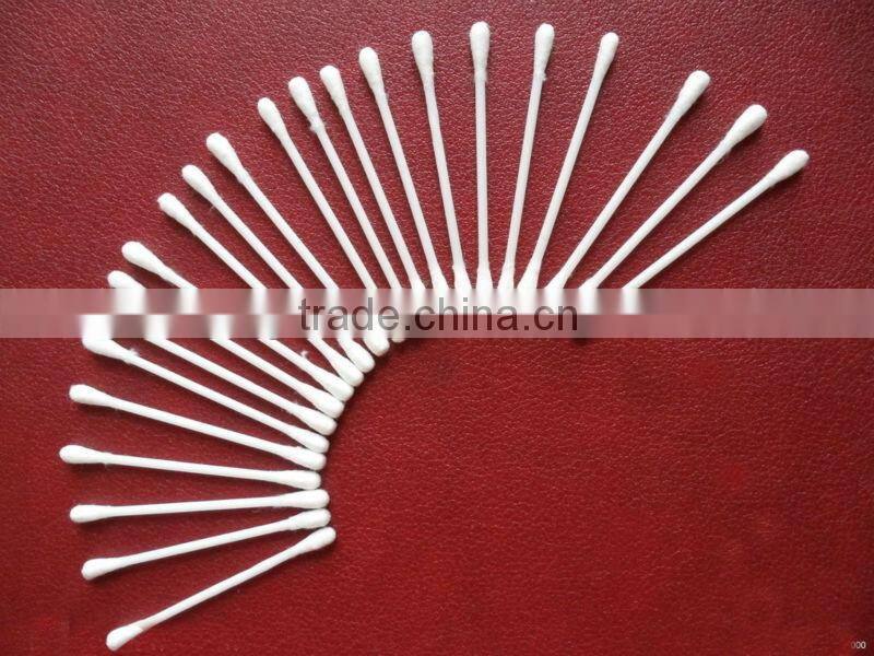Hot sale 0.078 USD/bag 100pcs wooden stick cotton buds
