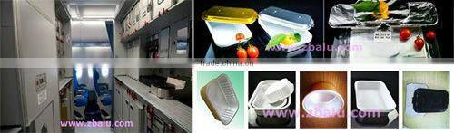 9" aluminum foil oblong food container