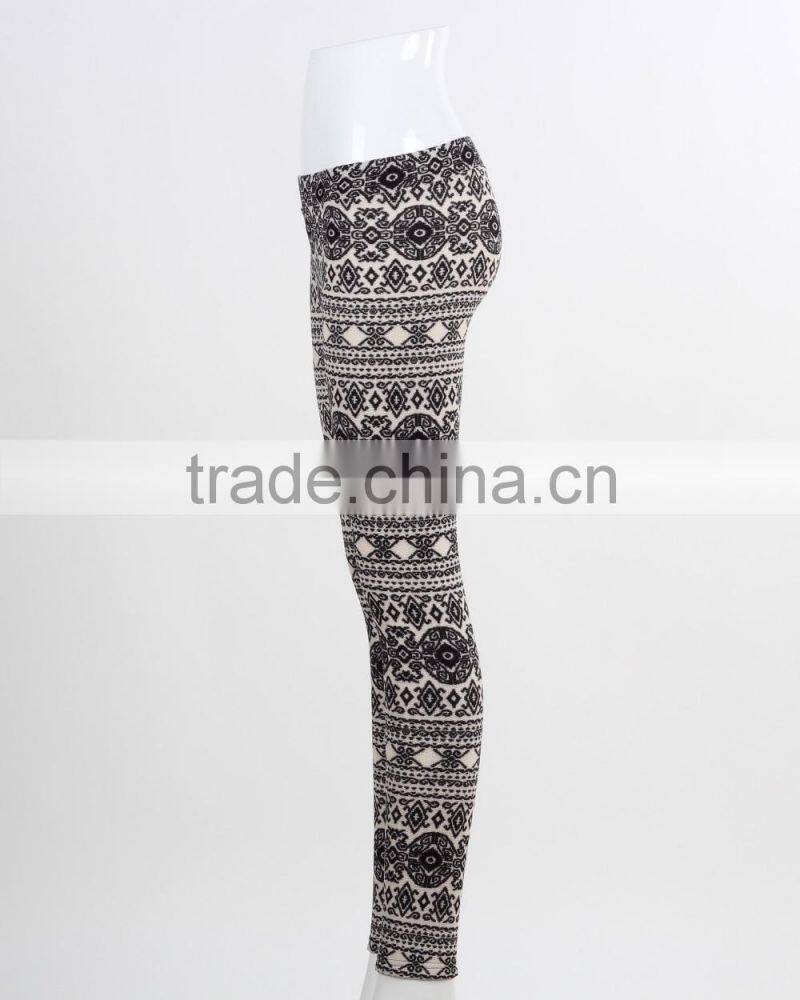 F5W31041 Girl Aztec Printed Leggings