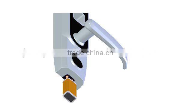 Zinc Alloy OLED display fingerprint reader access control biometric fingerprint lock with usb function