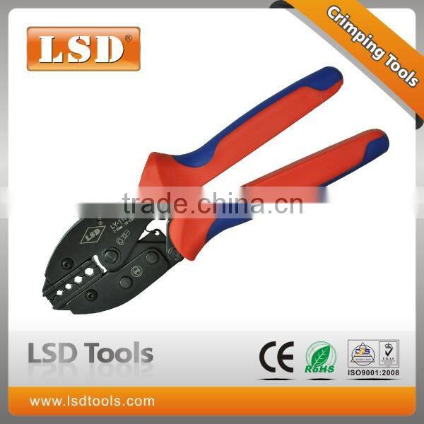 Experience production for 10years good qutails pliers for non-insulated cable links LY-110TX hand crimping tools