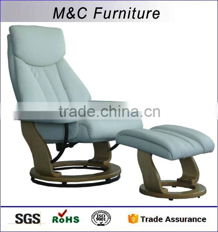 Latest design K/D home relax chair with ottoman