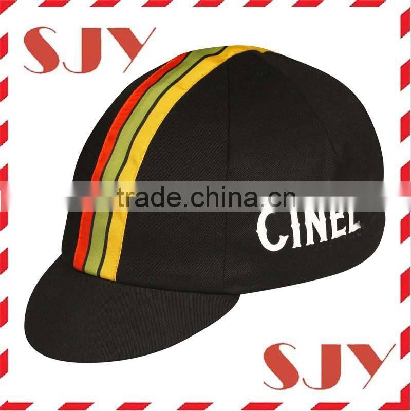 Outdoor fashion promotional wholesale custom cotton cycling cap