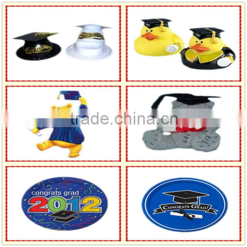 Garfield cat statues for university graduation favors