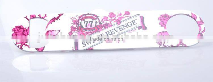 2016 hot selling stainless steel bottle opener with PVC sleeve