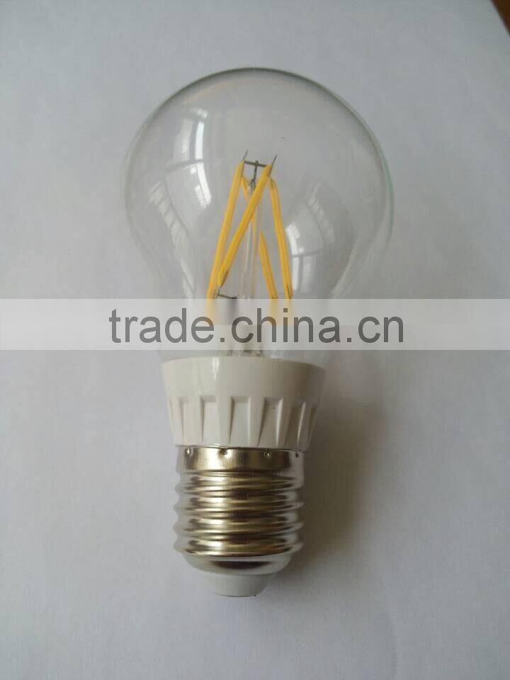 high lumen real power 4w dimmable filament bulb