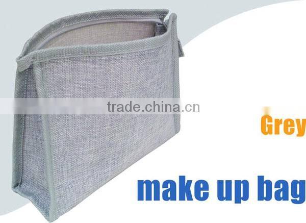 Durable canvas nylon EVA zipper storage bag cosmetic bags with zipper